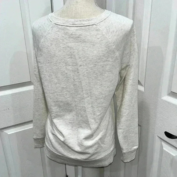 Old Navy Sweatshirt with hot pink neon embroidered palm tree on front - Picture 5 of 11